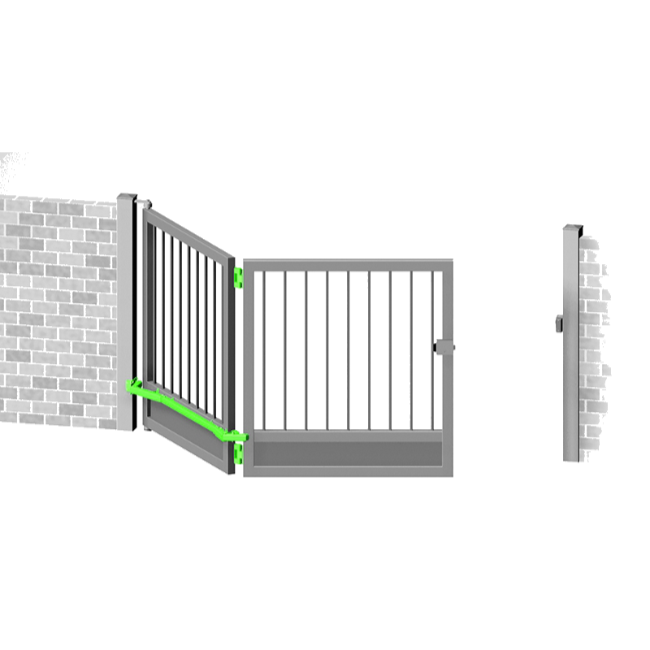 fier forjat - Sistem articulat pentru deschidere poarta
